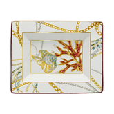 Porcelain Midi Decorative Tray - Portofino - Baci Milano